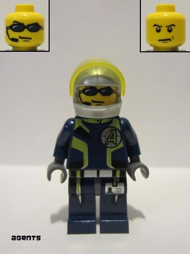 lego 2008 mini figurine agt018 Agent Chase