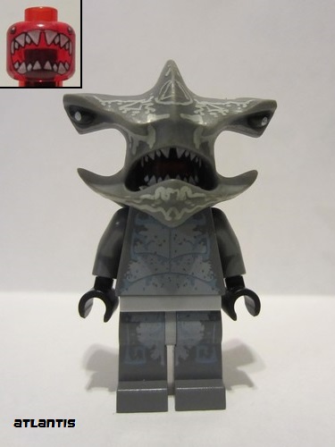 lego 2011 mini figurine atl017 Atlantis Hammerhead Warrior  