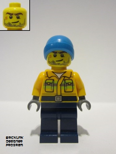 lego 2022 mini figurine adp050 Fisherman