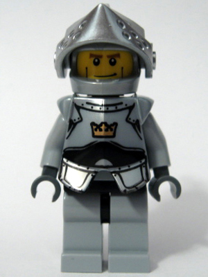 lego 2008 mini figurine cas379 Crown Knight Plain