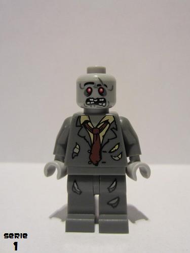 lego 2010 mini figurine col005 Zombie  