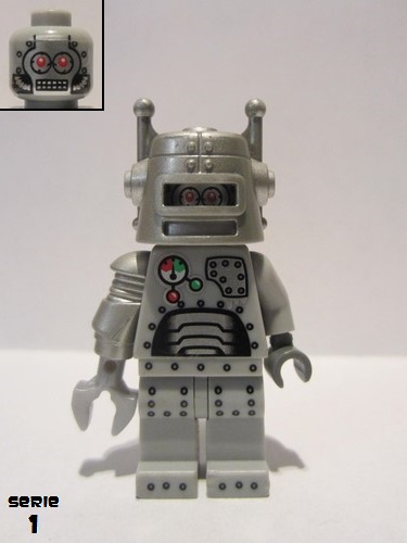 lego 2010 mini figurine col007 Robot  