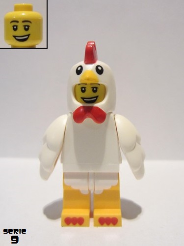 lego 2013 mini figurine col135 Chicken Suit Guy  
