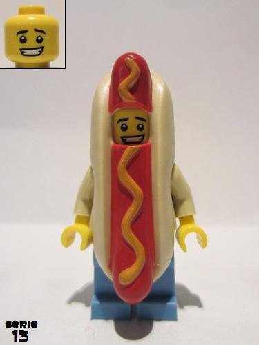 lego 2015 mini figurine col208 Hot Dog Guy  