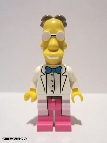 lego 2015 mini figurine sim035 Professor Frink  