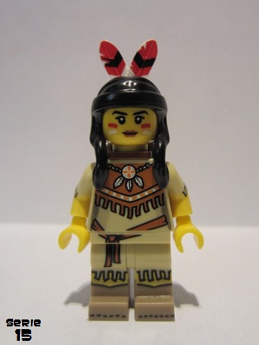 lego 2016 mini figurine col232 Tribal Woman  