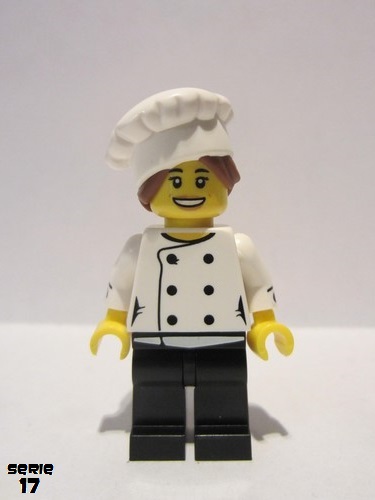 lego 2017 mini figurine col288 Gourmet Chef  