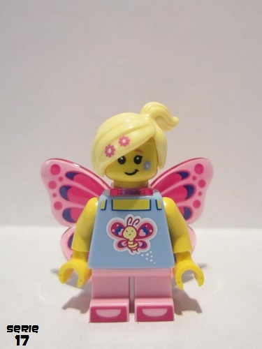 lego 2017 mini figurine col292 Butterfly Girl  
