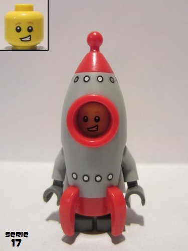 lego 2017 mini figurine col298 Rocket Boy  