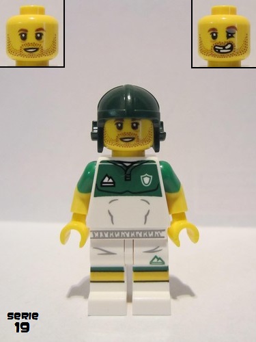 lego 2019 mini figurine col354 Rugby Player  