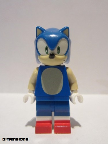 lego 2016 mini figurine dim031 Sonic the Hedgehog