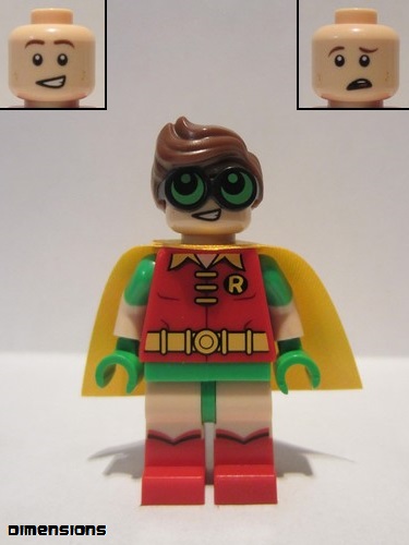 lego 2017 mini figurine dim041 Robin Green Goggles 