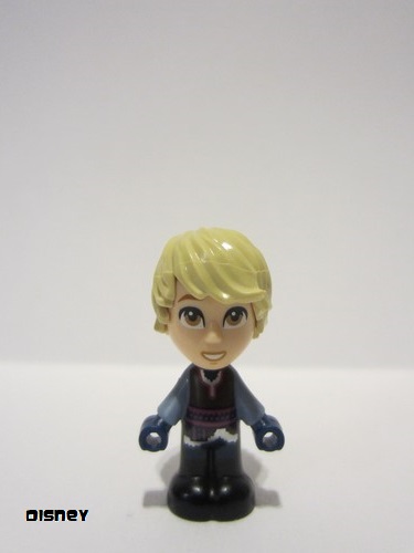 lego 2023 mini figurine dp184 Kristoff Micro Doll, Reddish Brown Shirt, Dark Blue Pants 