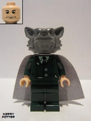 lego 2004 mini figurine hp062 Professor Lupin / Werewolf  