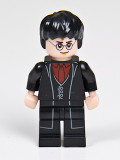 lego 2012 mini figurine hp133 Harry Potter Black Long Coat and Vest, Dark Red Shirt and Tie 