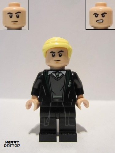 lego 2020 mini figurine hp229 Draco Malfoy Slytherin Sweater and Black Robe 