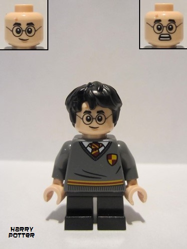lego 2021 mini figurine hp265 Harry Potter Gryffindor Sweater with Crest, Black Short Legs 