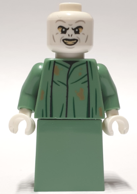 lego 2023 mini figurine hp456 Lord Voldemort Sand Green Robe, Plain Skirt 