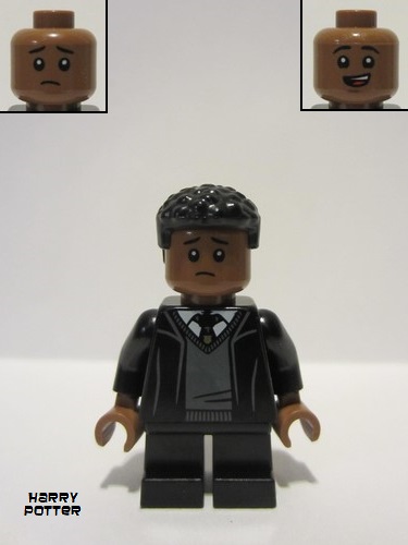 lego 2024 mini figurine hp471 Dean Thomas Hogwarts Robe, Black Tie 