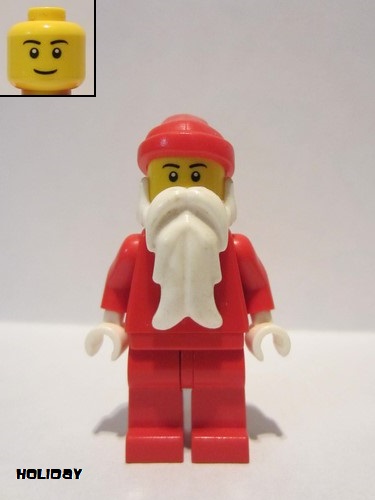 lego 2012 mini figurine hol014 Santa Red Legs, White Hands 