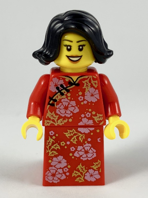 lego 2019 mini figurine hol138 Mother Chinese New Year's Eve Dinner 