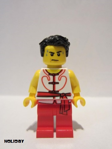 lego 2019 mini figurine hol147 Team Red/White Member 1 Dragon Boat Race 