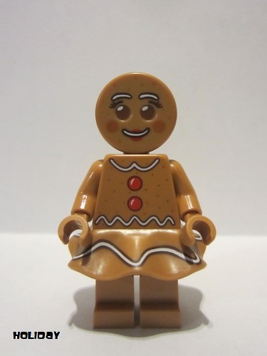 lego 2019 mini figurine hol168 Gingerbread Woman  