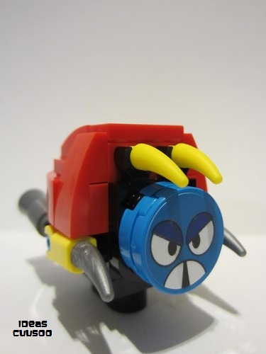 lego 2022 mini figurine idea166s Moto Bug Sticker Face 