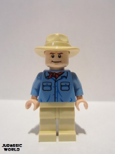 lego 2018 mini figurine jw019 Alan Grant  
