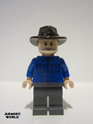 lego 2022 mini figurine jw081 Alan Grant Dark Brown Fedora 