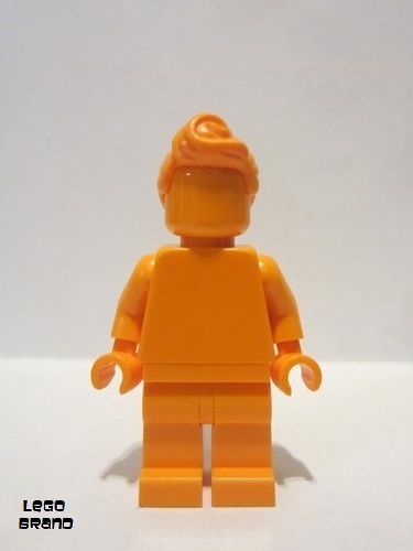 lego 2021 mini figurine tls103 Orange Monochrome With Ponytail and Fringe 