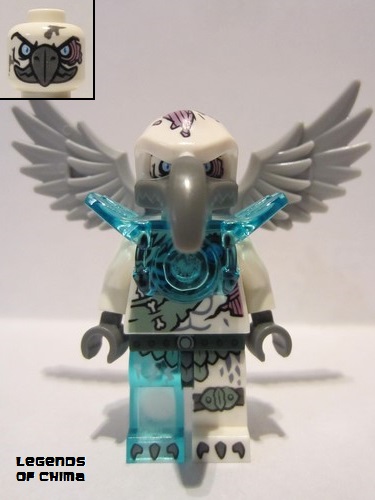 lego 2014 mini figurine loc107 Voom Voom Trans-Light Blue Armor 