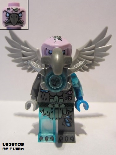 lego 2014 mini figurine loc112 Vornon Flat Silver Armor 