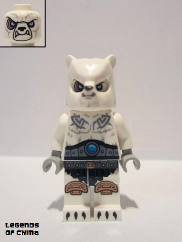 lego 2015 mini figurine loc119 Ice Bear Warrior 1  