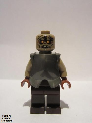 lego 2013 mini figurine lor068 Mordor Orc Bald with Armor 