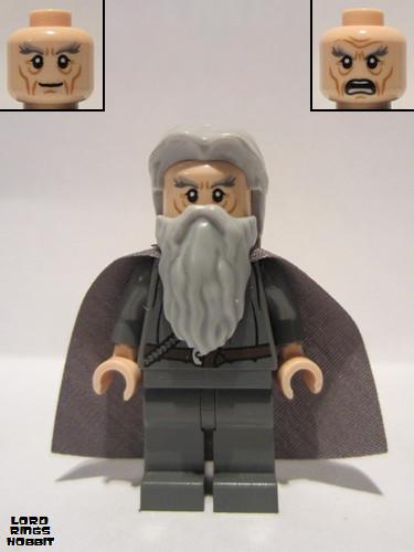 lego 2013 mini figurine lor073 Gandalf the Grey Hair and Cape 