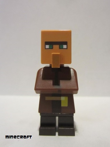 lego 2020 mini figurine min092 Villager Dark Tan Pouch 