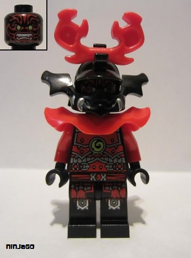 lego 2013 mini figurine njo075 Warrior  