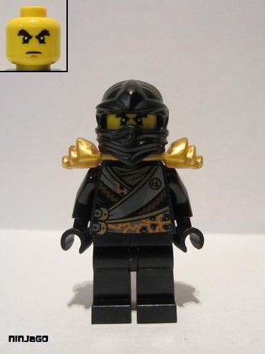 lego 2015 mini figurine njo139 Cole Rebooted with Armor 
