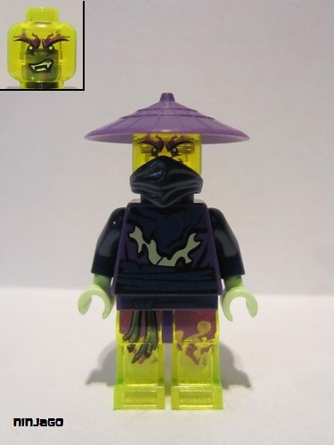 lego 2015 mini figurine njo156 Ghost Warrior Cowler Scabbard 