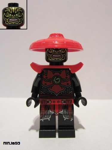 lego 2019 mini figurine njo507 Stone Army Scout With Shoulder Armor 