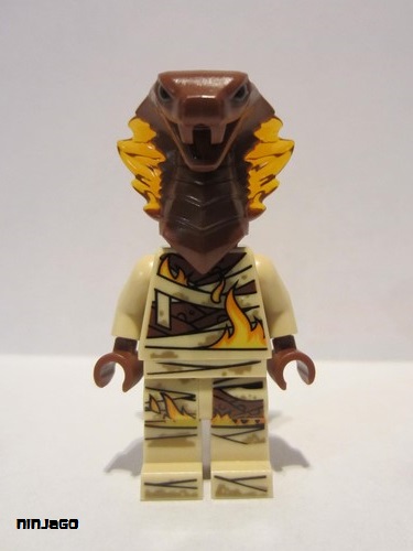 lego 2019 mini figurine njo552 Pyro Slayer With Neck Bracket 