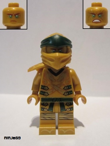 lego 2020 mini figurine njo584 Lloyd Golden Ninja, Right Shoulder Armor 