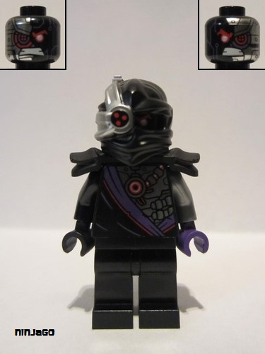 lego 2020 mini figurine njo629 Nindroid Warrior With Black Shoulder Pads 