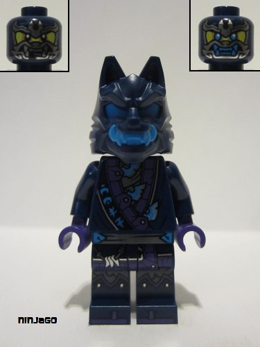 lego 2024 mini figurine njo857 Wolf Mask Warrior  
