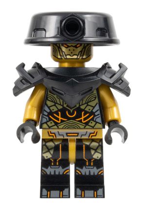 lego 2024 mini figurine njo887 Imperium Guard Commander Pearl Gold Head 
