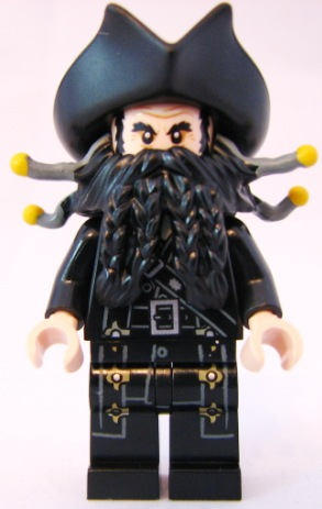 lego 2011 mini figurine poc007 Blackbeard  