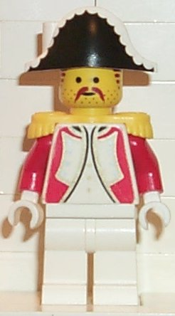 lego 1995 mini figurine pi001 Imperial Guard - Admiral  