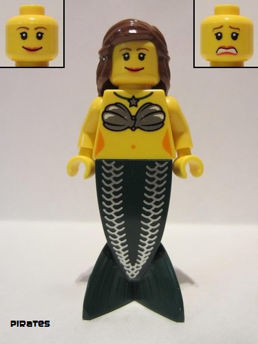 lego 2009 mini figurine pi113 Mermaid  