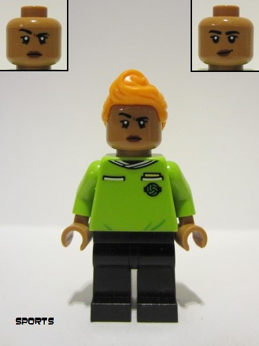 lego 2023 mini figurine soc159 Soccer Referee
